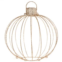 Raz 14", 19", Or 23.5" Large Gold Lighted Metal Frame Ornament Christmas Decoration -Xmas Ornaments Shop L4340610 10677.1686252480