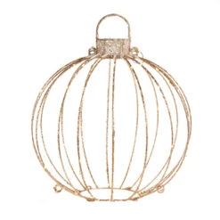 Raz 14", 19", Or 23.5" Large Gold Lighted Metal Frame Ornament Christmas Decoration -Xmas Ornaments Shop L4340654 75545.1686252474