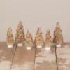 Bethany Lowe Set Of 6 Sprinkles Bottle Brush Trees LC1583