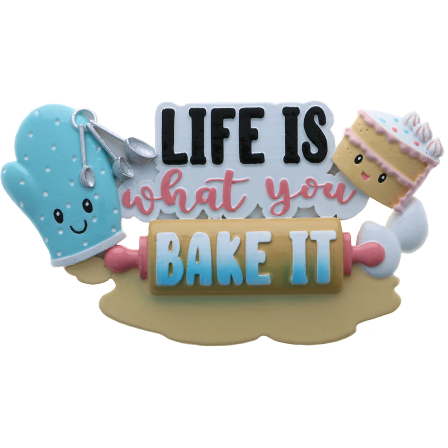 Life Is What You Bake It Personalized Christmas Ornament OR2285 3 Life Is What You Bake It Personalized Christmas Ornament OR2285 - Image 3