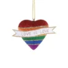 Cody Foster 2.25" Love Is Love Glass Christmas Ornament RO-3259-S