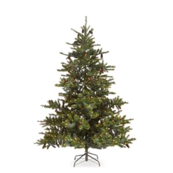Raz 7.5' Forever Lit Green Big Sky Spruce Christmas Tree T4352009 -Xmas Ornaments Shop T4352009 1 73556.1686668711