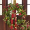 Raz 30" Mixed Greenery With Pinecone And Berry Wreath W4111581