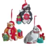 Kurt Adler 3.5" Fat Cat Christmas Ornament A2220