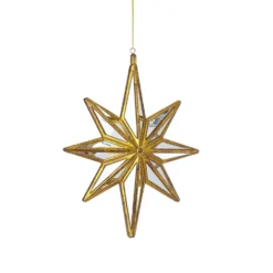 Raz Large Gold Mirrored Star Christmas Ornament -Xmas Ornaments Shop api18sozn 29402.1646091912