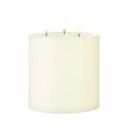 Uyuni 6" X 7" Large Ivory Triflame Candle 4034551 -Xmas Ornaments Shop api1jufkk 89418.1646091893