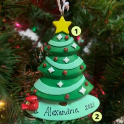 Hallmark 3.85" Christmas Tree Personalized Ornament 1HGO2503
