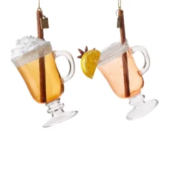Raz 5.25" Eric Cortina Hot Toddy Or Buttered Rum Glass Christmas Ornament 4153132 -Xmas Ornaments Shop api2g1w4y 39897.1646091963