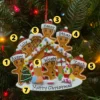 Gingerbread House Family Of 6 Personalized Christmas Ornament OR1872-6