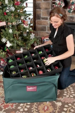 Tree Keeper 3 Tray Christmas Ornament Keeper Storage Bag With Front Pocket TK-10127 -Xmas Ornaments Shop api7ll86v 33544.1646091885