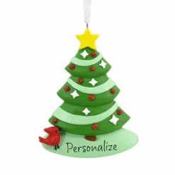 Hallmark 3.85" Christmas Tree Personalized Ornament 1HGO2503 -Xmas Ornaments Shop api7lxzsi 93597.1646091910