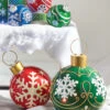 Raz Red Or Green LED Lighted Ornament Christmas Decorations