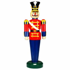 Barcana Commercial Full Body Outdoor Large Toy Soldier WithDrum Stand 55-24015-118 -Xmas Ornaments Shop api906c2w 36264.1646091899