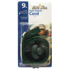 Brite Star 9' Extension Cord With Foot Pedal - Great For Christmas Tree 43-460-00