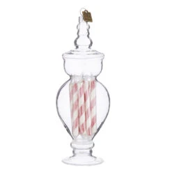 Raz Eric Cortina Clear Glass Peppermint Candy Jar Glass Christmas Ornament 6 Raz Eric Cortina Clear Glass Peppermint Candy Jar Glass Christmas Ornament -Xmas Ornaments Shop apicevkcr 65515.1646091957