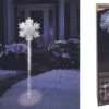 Brite Star Set Of 3 LED Snowfall Light Show Pathway Markers Outdoor Christmas Decoration 48-509-00