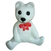 18" White Bear Blow Mold Christmas Lighted Outdoor Decoration 75125