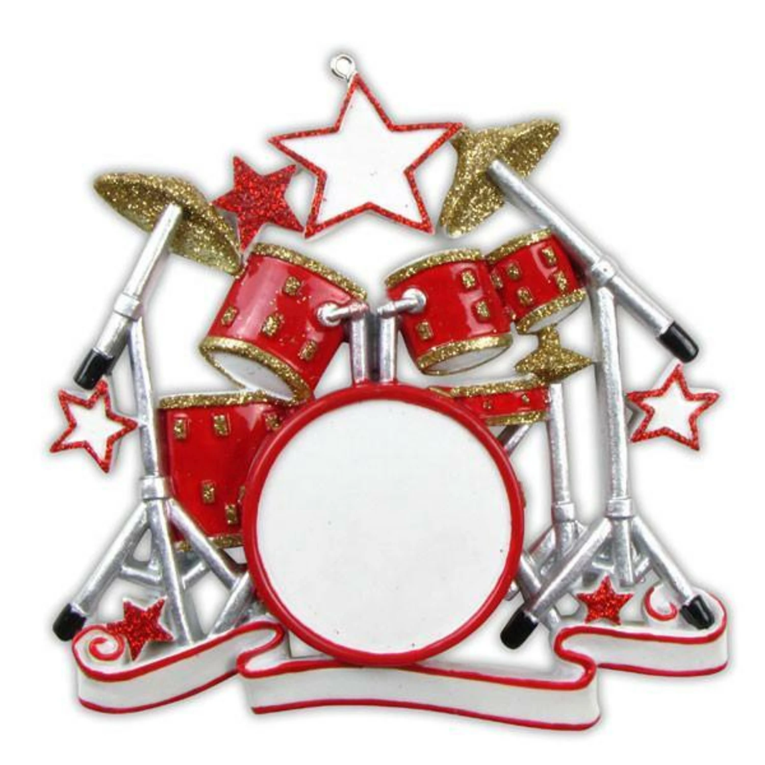 Drum Set Personalized Christmas Ornament OR640 3 Drum Set Personalized Christmas Ornament OR640 - Image 3