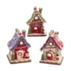 Kurt Adler 8" LED Lighted Cottage Style Gingerbread House Christmas Decoration GBJ0021
