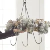 Raz 29.5" Distressed Black Wreath Hanger X4128871