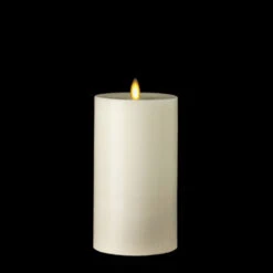 Liown 3.5" X 5" Or 7" Or 9" Flat Top Moving Flame Ivory Unscented Pillar Battery Candle -Xmas Ornaments Shop apiglpcxs 53001.1646091953