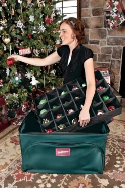 Tree Keeper 3 Tray Christmas Ornament Keeper Storage Bag With Front Pocket TK-10127 -Xmas Ornaments Shop apih4ryhg 39542.1646091886