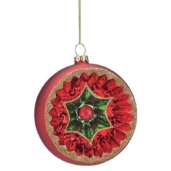 4" Red And Green Reflector Glass Ball Christmas Ornaments 9741891 -Xmas Ornaments Shop apiipotmd 93079.1646091998