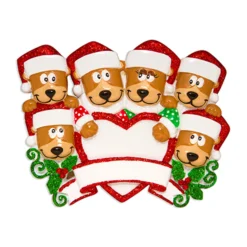 Bear Family Of 6 With Heart Personalized Christmas Ornament 5 Bear Family Of 6 With Heart Personalized Christmas Ornament -Xmas Ornaments Shop apij6pqwz 49407.1646091890