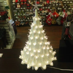 Large Lighted White Ceramic Ice Christmas Tree 23" -Xmas Ornaments Shop apijxtsnu 68149.1646091878