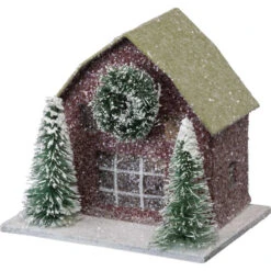 Primitives By Kathy Glittered Barn And Houses Sitter Set 104279 -Xmas Ornaments Shop apikjyvzy 33188.1646091883