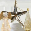 Raz 15" Large Gold Mirrored Star Christmas Ornament 4016149
