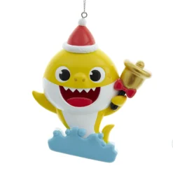 Kurt Adler 4" Baby Shark Ollie Personalized Christmas Ornament BK2211 -Xmas Ornaments Shop apil12ojf 15181.1646091921