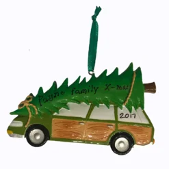 Family Station Wagon With Tree Personalized Christmas Ornament OR1565 -Xmas Ornaments Shop apilmpasi 98191.1646091887