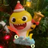Kurt Adler 4" Baby Shark Ollie Personalized Christmas Ornament BK2211