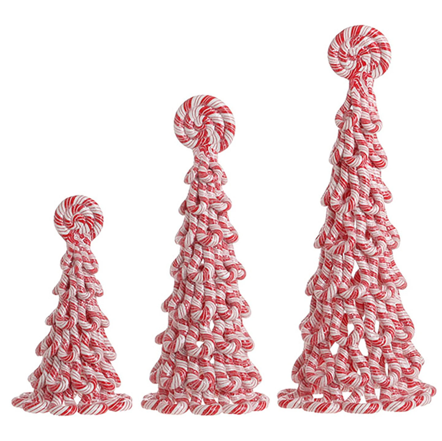 Raz Claydough Peppermint Candy Tree Christmas Figure Set Of 3 3116231 2 Raz Claydough Peppermint Candy Tree Christmas Figure Set Of 3 3116231 - Image 2