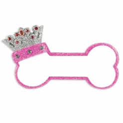 Pink Dog Bone With Princess Crown Personalized Christmas Ornament -Xmas Ornaments Shop apimzgr1e 86528.1646091871