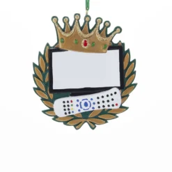 Kurt Adler 3.75" King Of The Remote Personalized Christmas Ornament W8213 -Xmas Ornaments Shop apinb4puv 36741.1646091892
