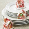 Raz 3.25" LED Lighted Claydough Gingerbread House Christmas Ornament 3815534