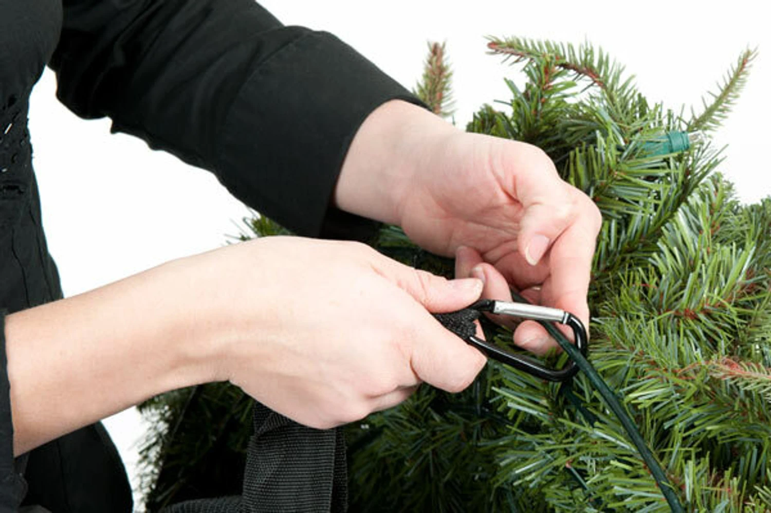 Santa's Bags 36" Direct Suspend Wreath Storage Bag With Handle 10175 2 Santa's Bags 36" Direct Suspend Wreath Storage Bag With Handle 10175 - Image 2