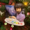 Kurt Adler 3.5" Bob Ross Painting Personalized Christmas Ornament BO2201