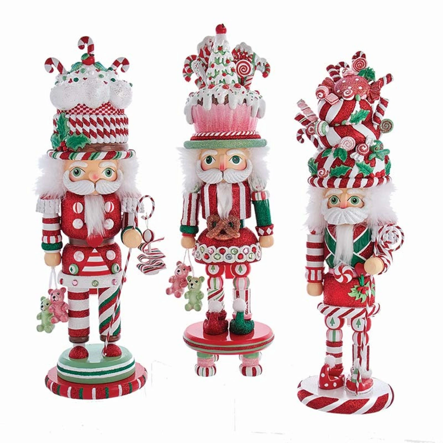 Kurt Adler 18" Hollywood Nutcracker Candy And Cake Hat Nutcracker Christmas Figure HA0588 1 Kurt Adler 18" Hollywood Nutcracker Candy And Cake Hat Nutcracker Christmas Figure HA0588