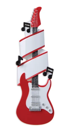 Red Electric Guitar Personalized Christmas Ornament OR1966 -Xmas Ornaments Shop apirkxxyx 83335.1646091886