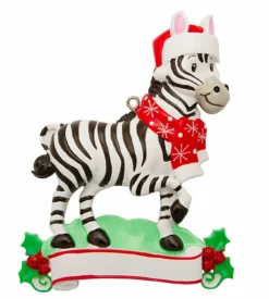 Zebra Personalized Christmas Ornament OR1850-Z -Xmas Ornaments Shop apirsr5t0 10727.1646091908