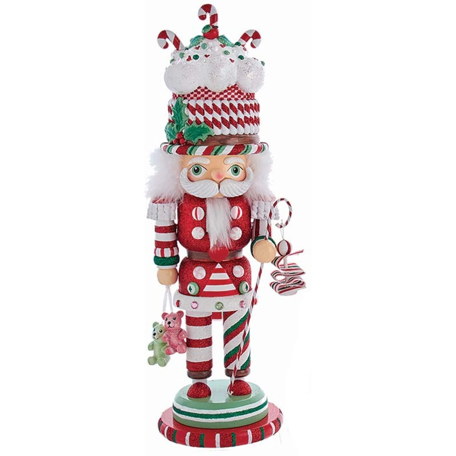 Kurt Adler 18" Hollywood Nutcracker Candy And Cake Hat Nutcracker Christmas Figure HA0588 2 Kurt Adler 18" Hollywood Nutcracker Candy And Cake Hat Nutcracker Christmas Figure HA0588 - Image 2