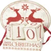Primitives By Kathy 6.5" Nordic Deer Block Christmas Countdown Advent Calendar 103877
