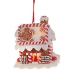 Raz 3.25" LED Lighted Claydough Gingerbread House Christmas Ornament 3815534 8 Raz 3.25" LED Lighted Claydough Gingerbread House Christmas Ornament 3815534 -Xmas Ornaments Shop apit7wwoo 16935.1646091908