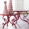 Raz Red Iron Riser Christmas Home Decoration Set Of 2 3928899