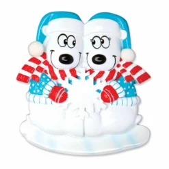 Polar Bear Couple Our First Christmas Personalized Christmas Ornament OR1450 -Xmas Ornaments Shop apivnivcb 83586.1646091894