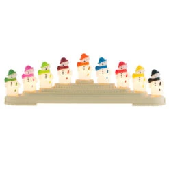 Christopher Radko Shiny Brite Holiday Splendor Snowman Bubble Light Candolier4027595