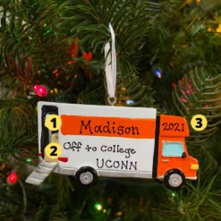 Moving Van Personalized Christmas Ornament OR1854